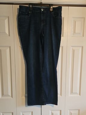 Maurices Dark Blue Straight Leg Jeans